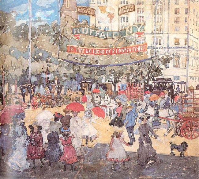 Maurice Prendergast Madison Square oil painting image